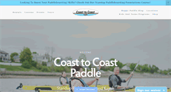 Desktop Screenshot of coasttocoastpaddle.com