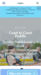 Mobile Screenshot of coasttocoastpaddle.com