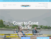 Tablet Screenshot of coasttocoastpaddle.com
